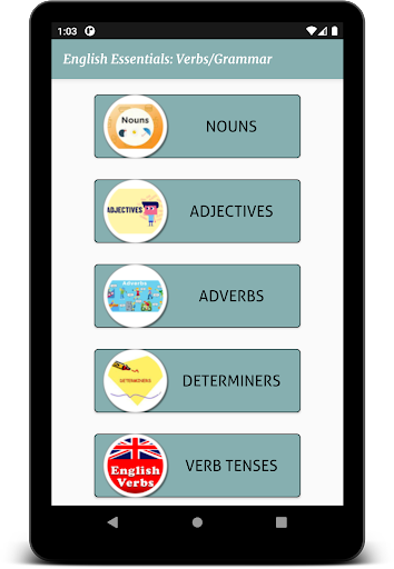 Android application Guide to Learn English Offline screenshort