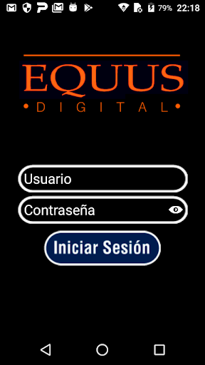 Android application Equus Digital screenshort