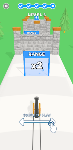 Android application Cannon Run screenshort