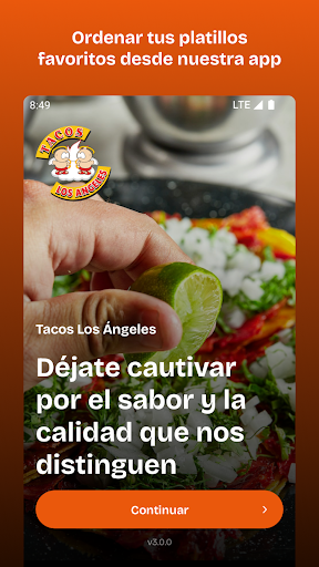 Android application Tacos Los Ángeles screenshort