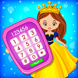 Girl baby phone for toddler icon