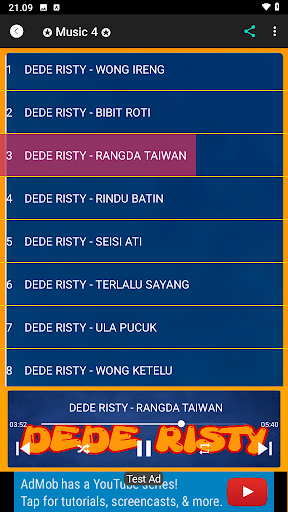Dede Risty Kalah Materi Offlin