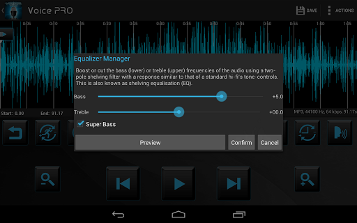 Voice PRO - HQ Audio Editor  screenshots 10
