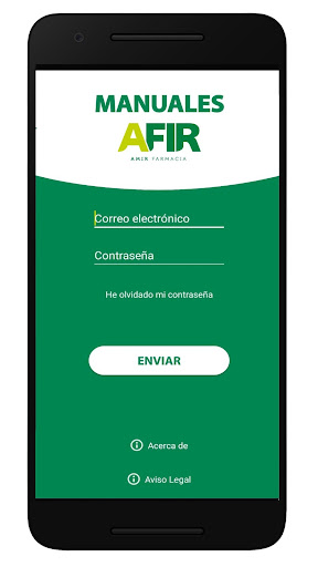 Android application Manuales AFIR 2.0 screenshort