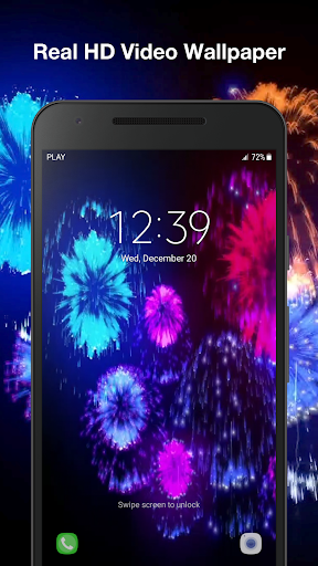 3d Fireworks Live Wallpaper Screen 3