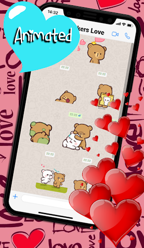 Animated Love Stickers Screen 3