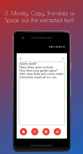 Extract Text from Image Screen 3