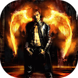 Flaming angel live wallpaper icon