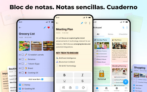 Vista previa de la aplicación