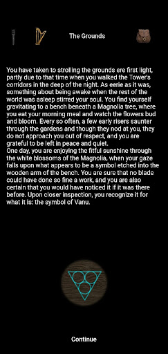 Android application Wizards of the Blind God screenshort