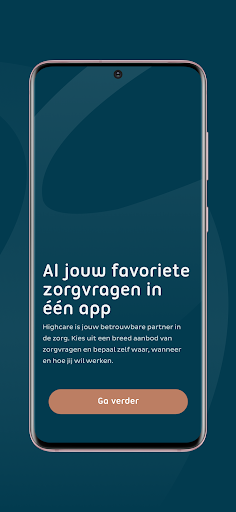 Android application Highcare screenshort