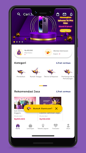 Android application Pital screenshort