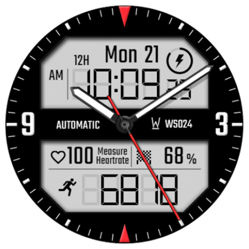 WS024 – Hybrid Watch Face Logo
