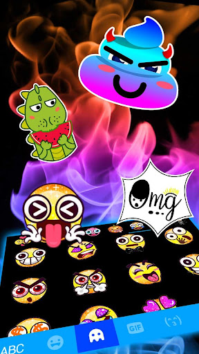 Colorful Smok Keyboard Theme Screen 3