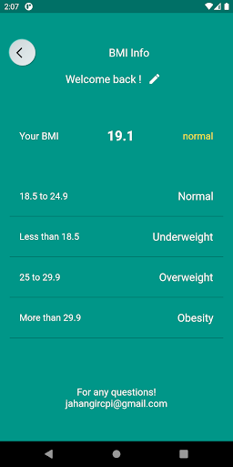 BMI calculator
