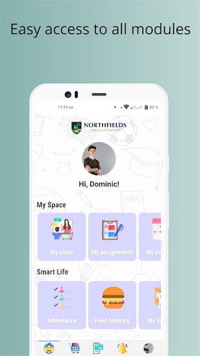 Android application Northfields screenshort