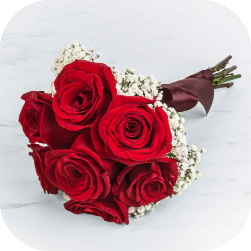 red rose bouquet logo