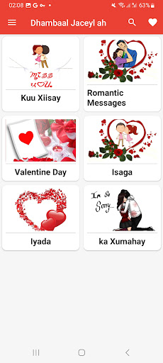 Dhambaal jaceyl ah Somali love Screen 3
