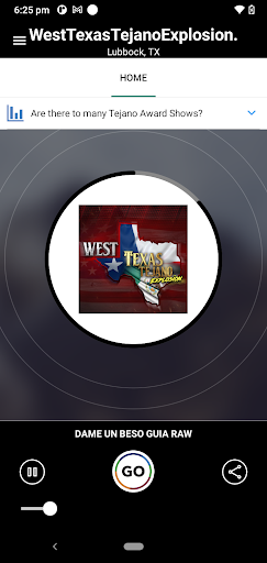 Android application WestTexasTejanoExplosion.com screenshort