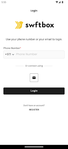 Android application swftbox Driver screenshort