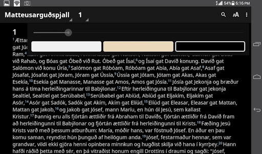 Icelandic Bible. 1981 Biblian. screenshot 6