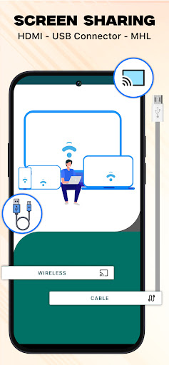 USB-C to HDMI Cast Phone to TV Screenshot 2 - AppWisp.com