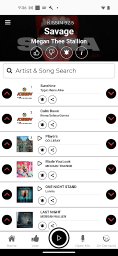 Kissin 92.5 Screen 3