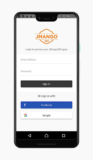 Android application JMango360 Preview BigCommerce screenshort