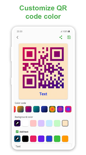 QR code scanner and Barcode Screen 3