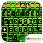 Cover Image of Tải xuống Shining Shamrock Emoji Theme 1.0.5 APK