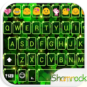 Shining Shamrock Emoji Theme  Icon