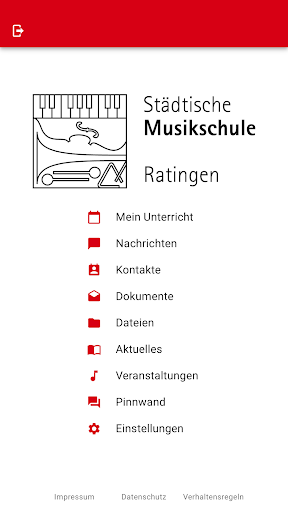 Android application Städt. Musikschule Ratingen screenshort
