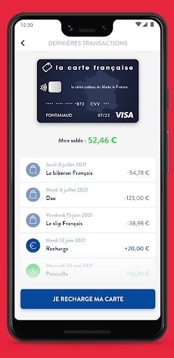 la carte française Screen 3