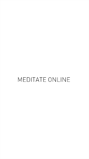 Android application MEDITATE ONLINE screenshort