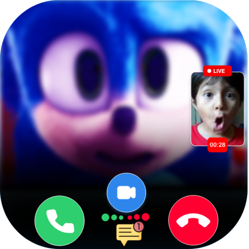 blue soniic Video Call Chat