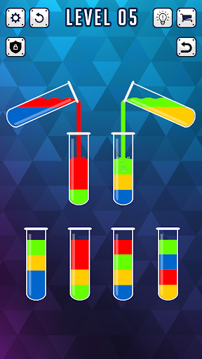 Android application Water Color Sort: Puzzle Game screenshort