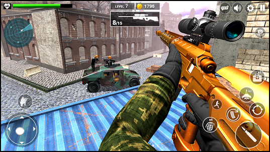 WW2 Sniper 3D: 戦車 ゲーム エイム練習 殺す
