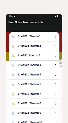 Brief Schreiben Deutsch B2 Screen 2