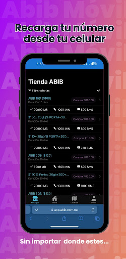Android application ABIB screenshort