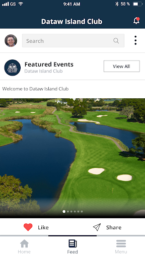 Dataw Island Member App Screen 2