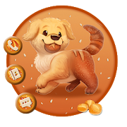 Pretty Bread Doggy Themes Live Wallpapers