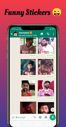 Ashwin - Animated Stickers Screen 3