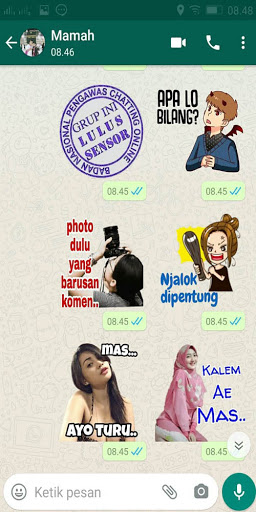 Kumpulan Sticker WA Lucu Gokil
