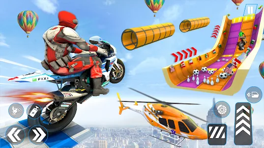 Stunt Bike Rider-Mega Ramps 3D
