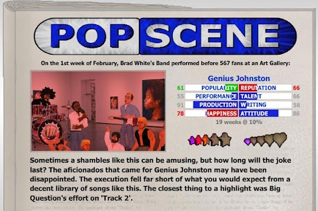 Popscene Music Industry Sim MOD APK 1.24 (Unlocked) 4