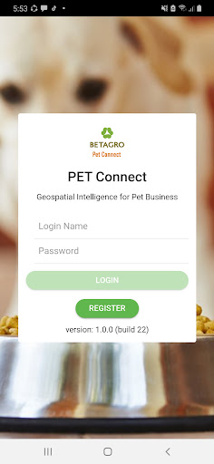 Android application Pet Connect screenshort