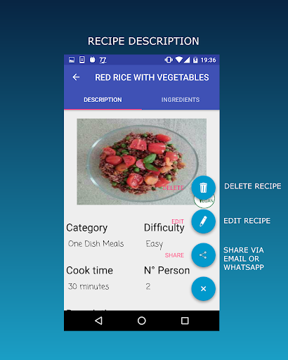 My Family Recipes Screen 2