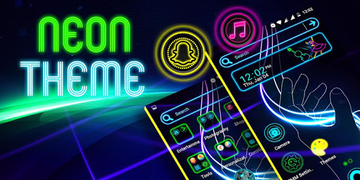 Neon Launcher Theme Screen 3