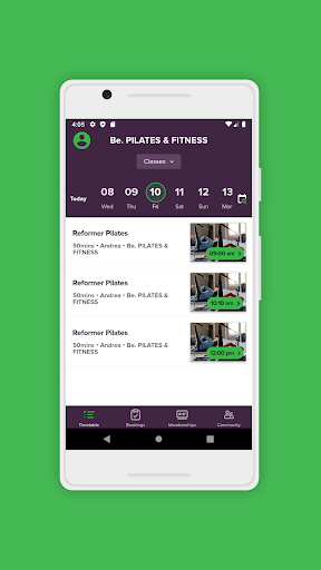 Be. PILATES & FITNESS Screen 3