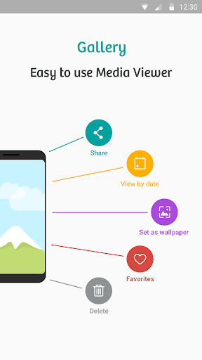 Android application MiGallery screenshort